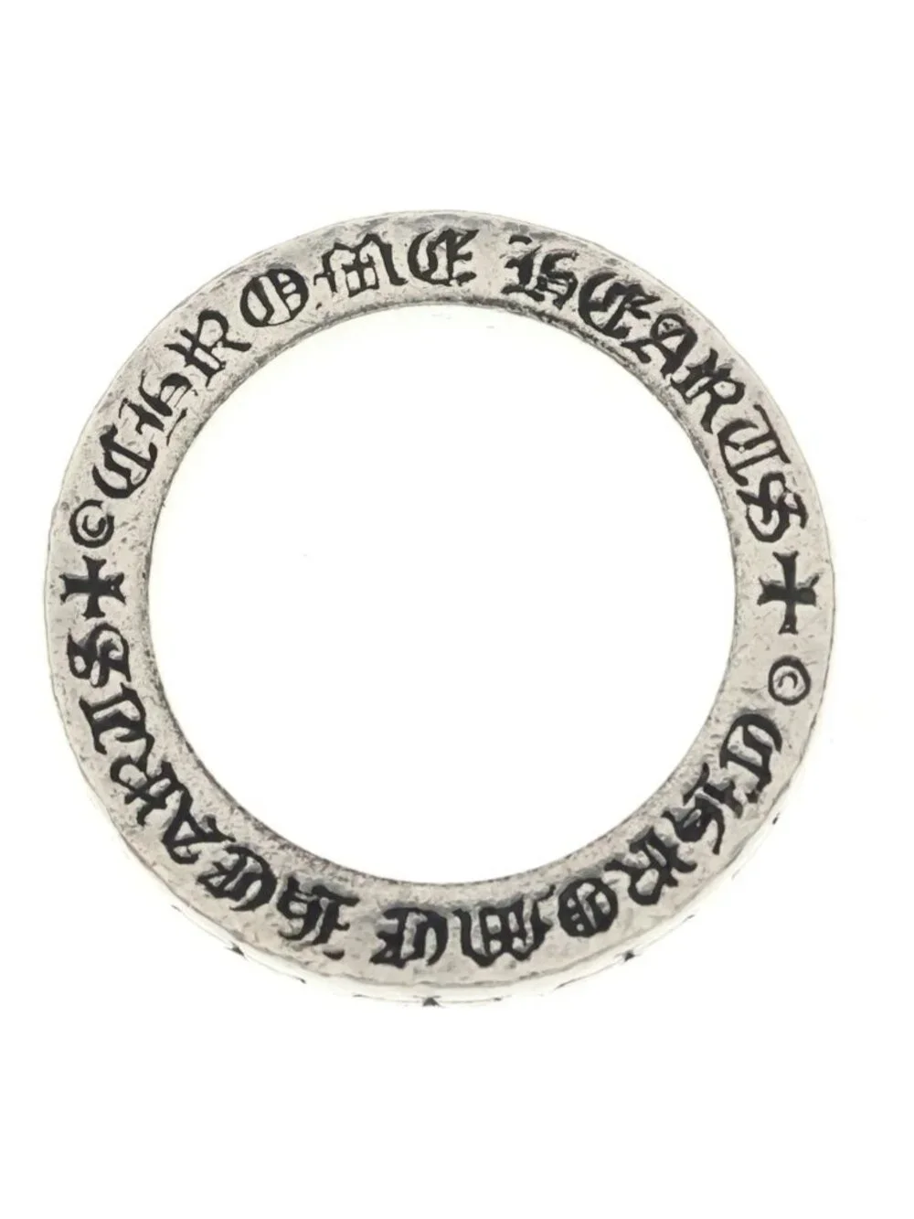 Chrome Hearts Spacer You Ring Silver